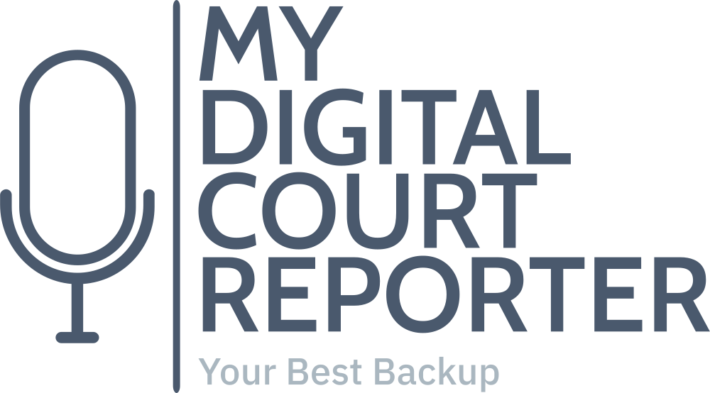 My Digital Court Reporter Logo